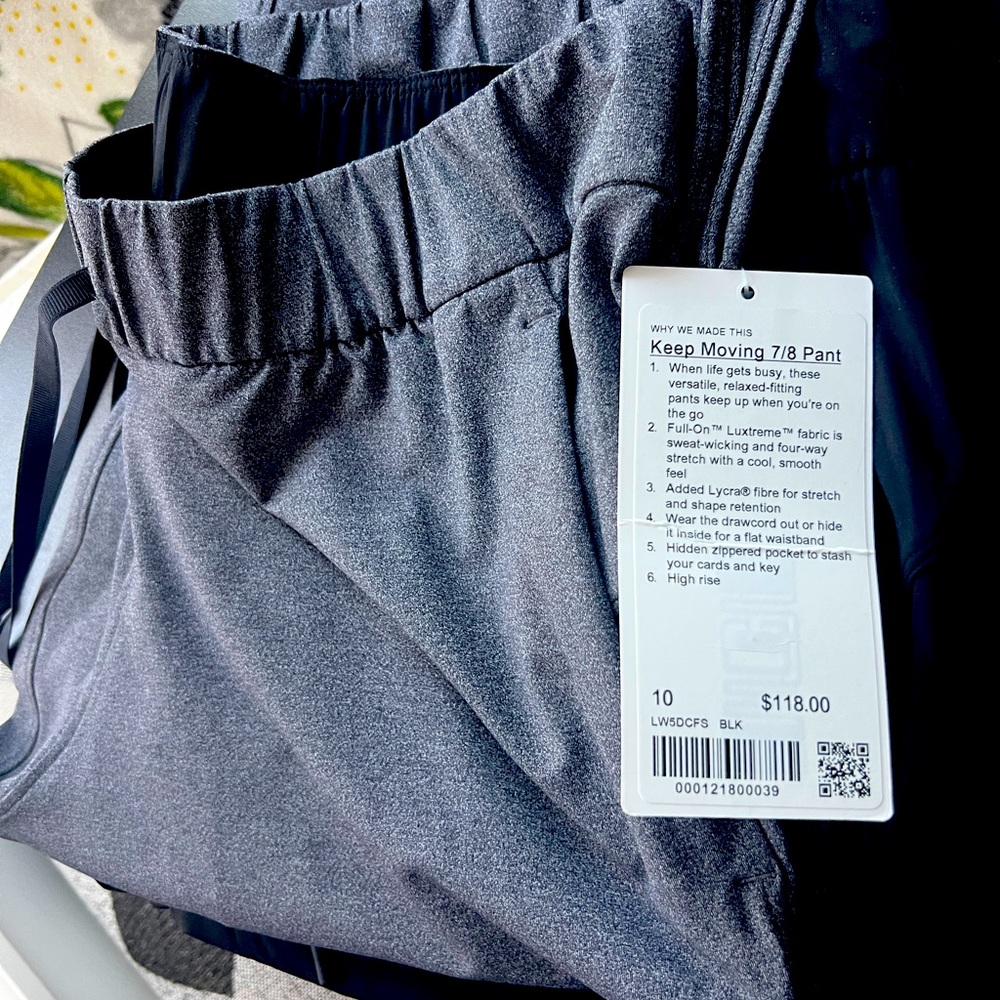 Lululemon Keep moving 7/8 pant